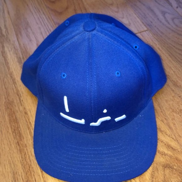 LA Snap Back Up x Undr Brand. Royal blue White - Picture 1 of 4